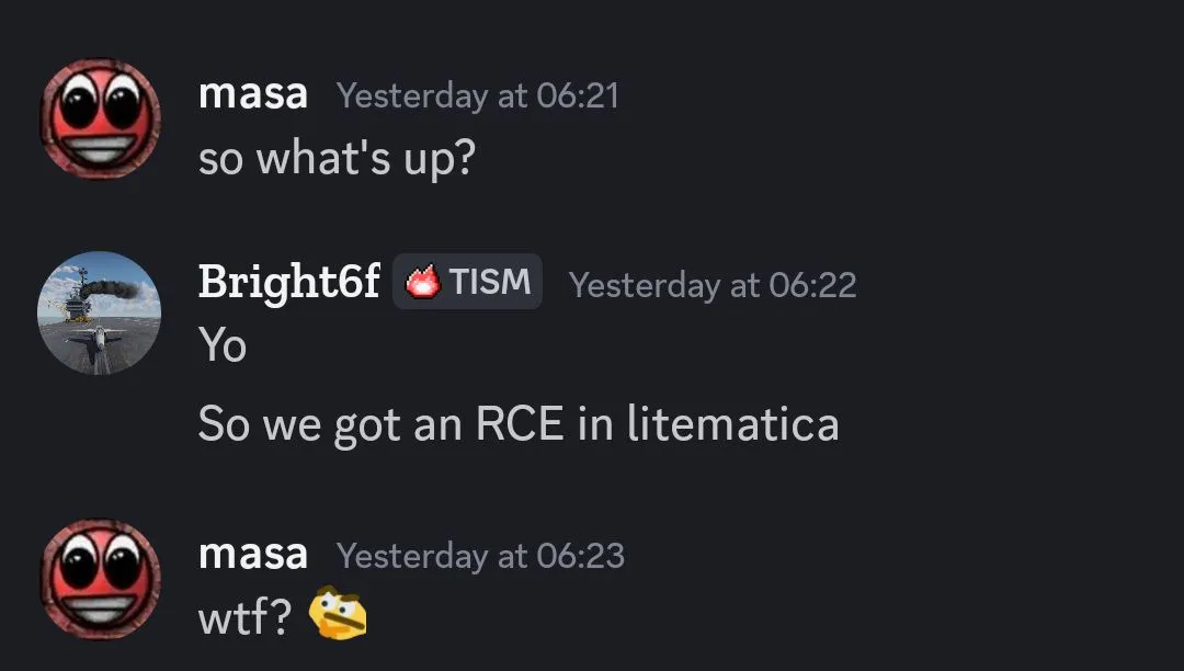 The Litematica RCE